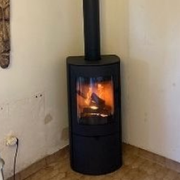 Poele à bois client Eco Habitat